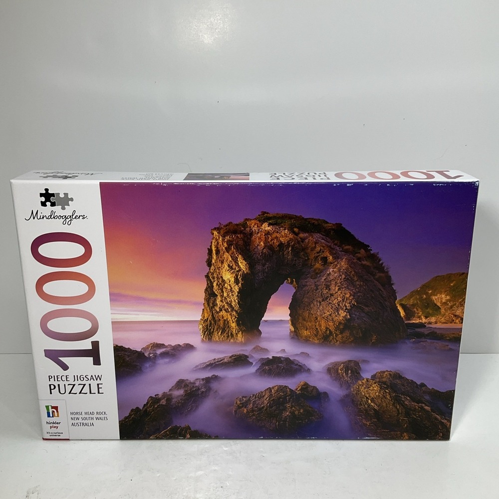 1000 Piece Mind boggles  Jigsaw Puzzle Horse head Rock Australia New In Box‎